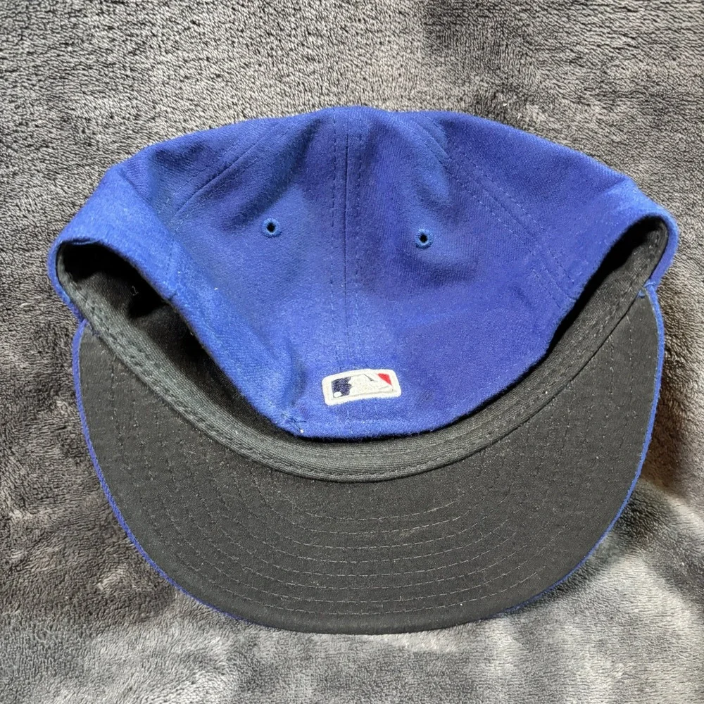 New Era Mens Polyester LA Dodgers 59FIFTY Fitted Hat 6 7/8 Blue